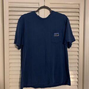 Men's Blue Patagonia Pocket TShirt